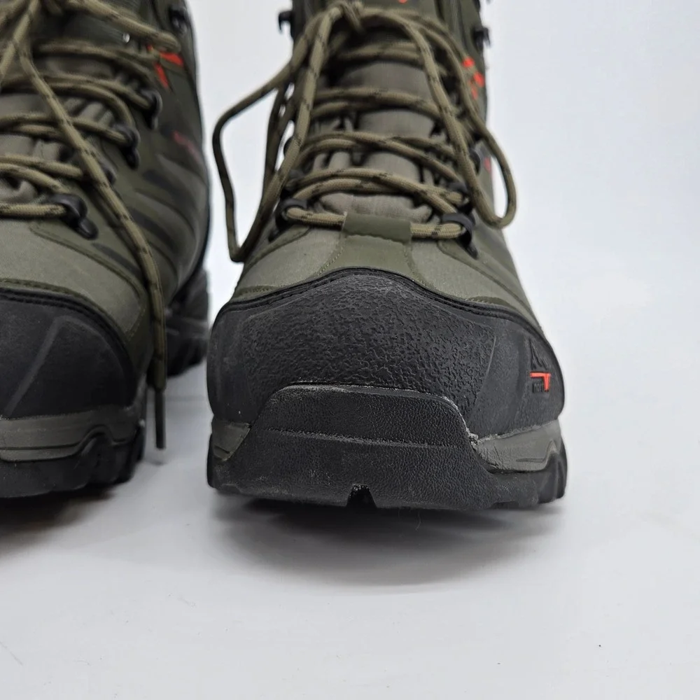 Nortiv 8 Softshell Waterproof Mid Hiking Boots Army Green Mens Size 10.5